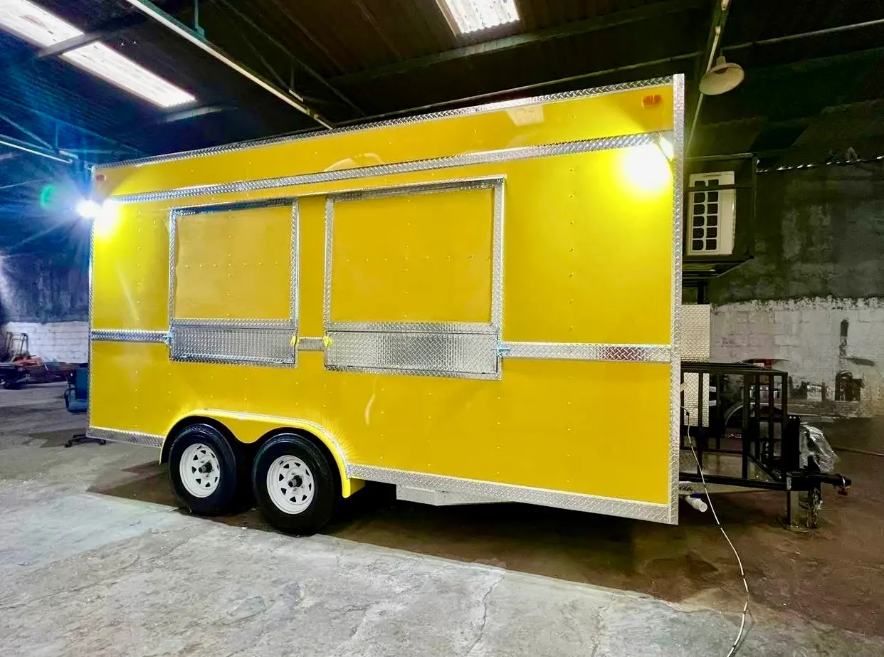 Food Truck White HM Food Trailers
