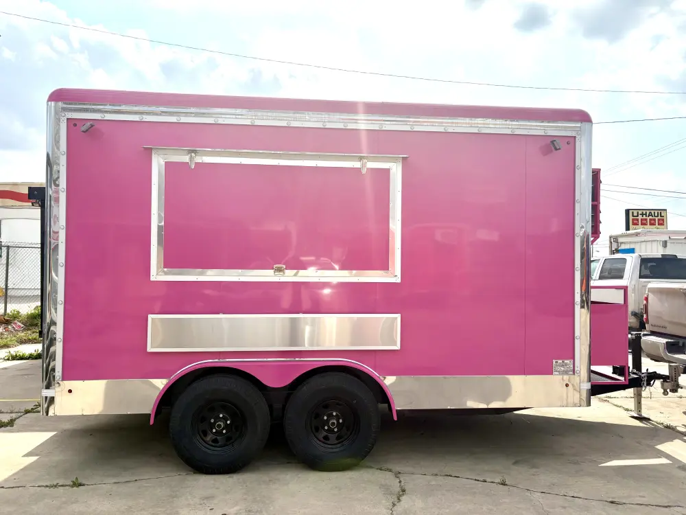 Food Truck Pink - HM Food Trailers